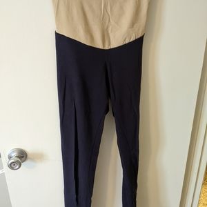 Navy blue ankle leggings size medium